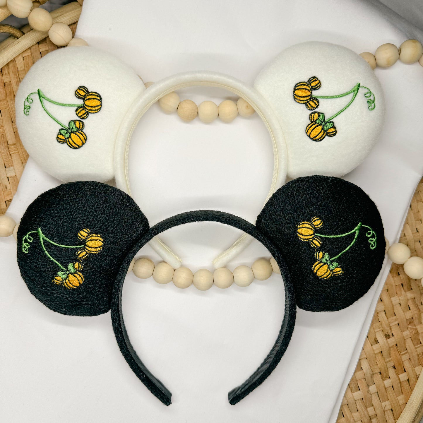 Embroidered Mini Mouse Pumpkins