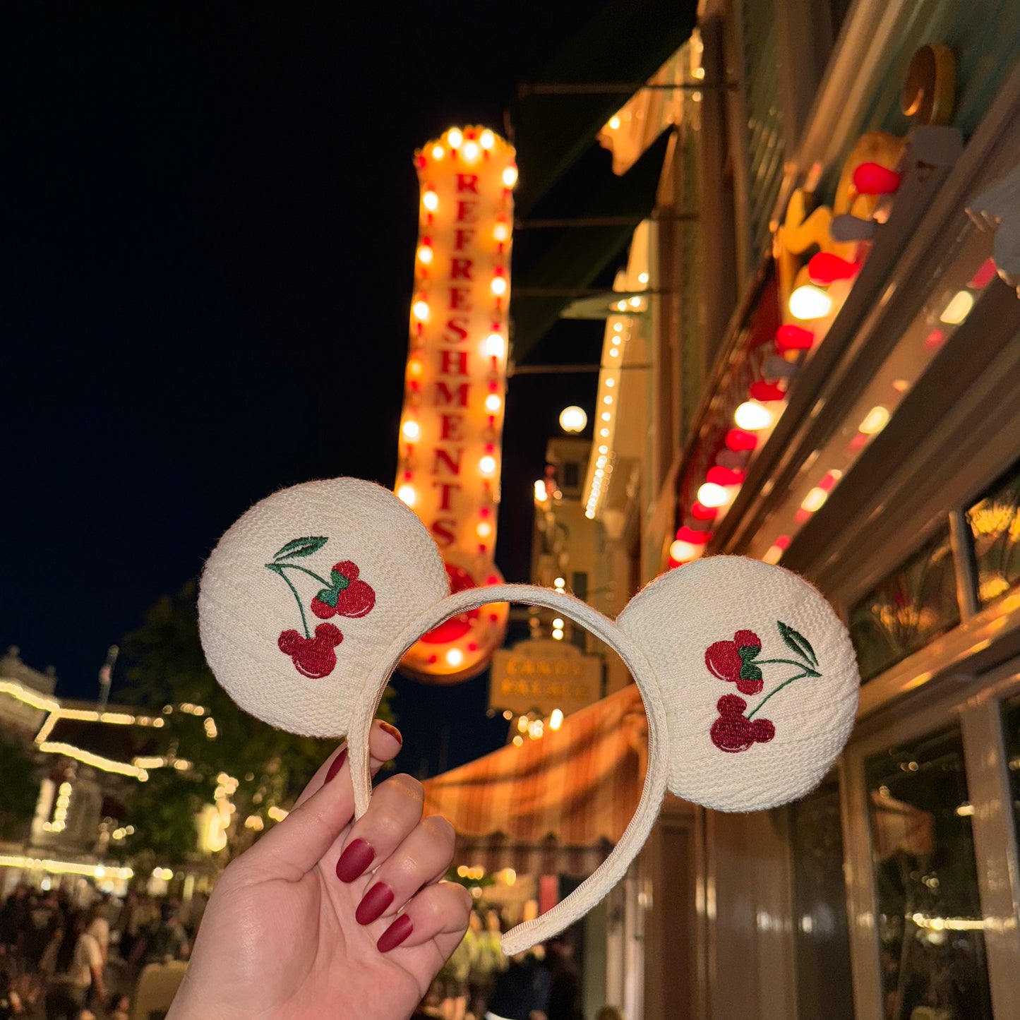 Cardigan Cherry Mouse Ears