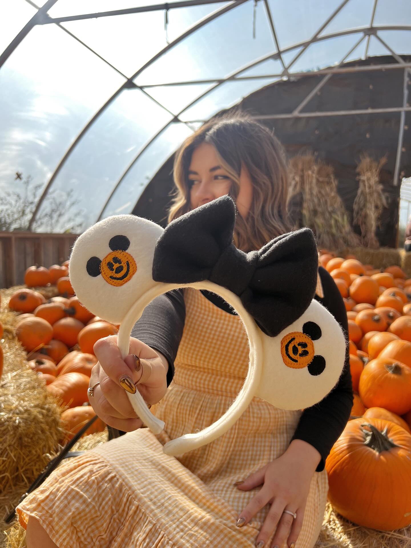 Embroidered Mouse Pumpkins